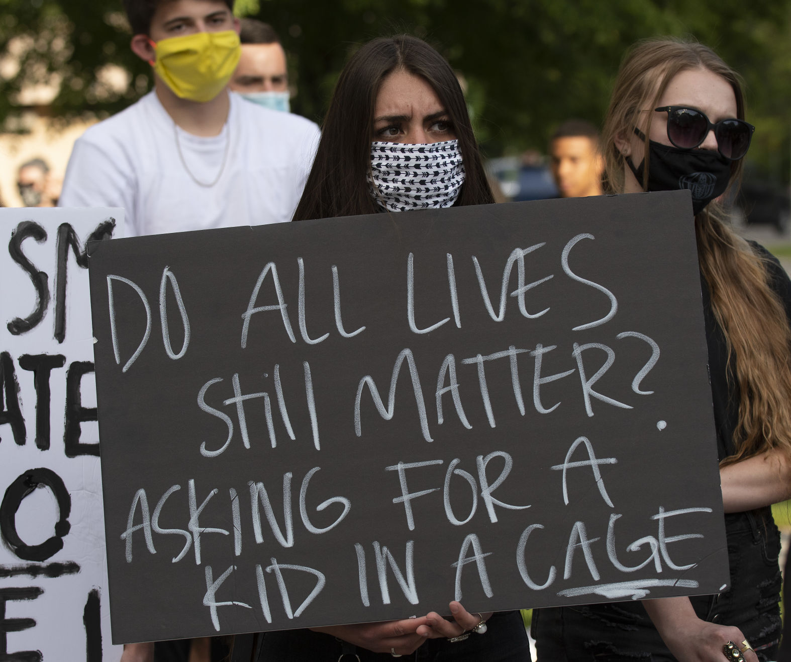 A vigil for George Floyd and others